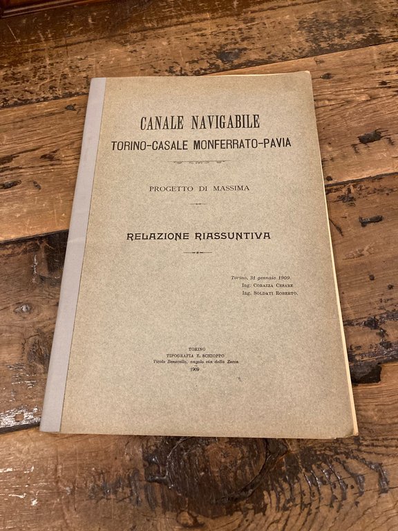 Canale navigabile Torino - Casale Monferrato - Pavia. Progetto di … | Immagine Gallery 2