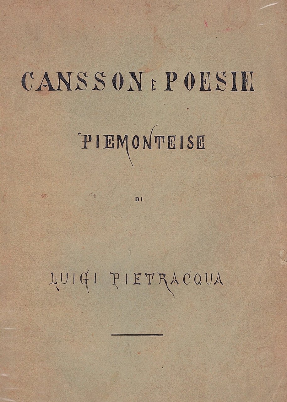 Cansson e poesie piemonteise