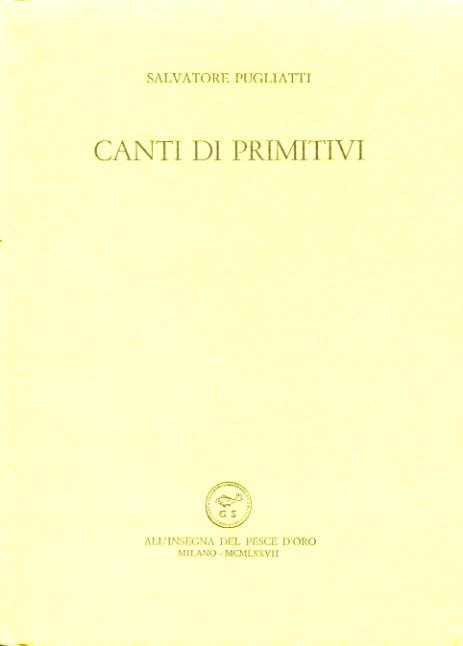 Canti di primitivi
