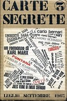 Carte Segrete. Anno I. Luglio - Settembre 1967. N. 3. …