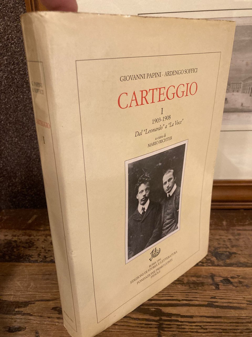 Carteggio I: 1903-1908. Dal 'Leonardo' a 'La Voce | Immagine principale