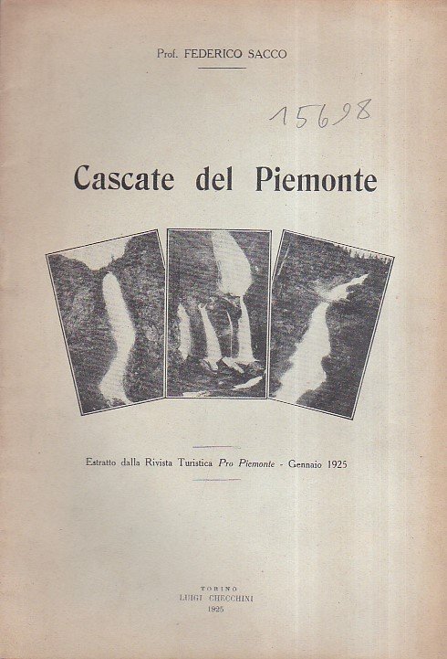 Cascate del Piemonte. Estratto dalla Rivista Turistica Pro Piemonte - …