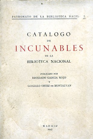 Catalogo de Incunables de la Biblioteca Nacional