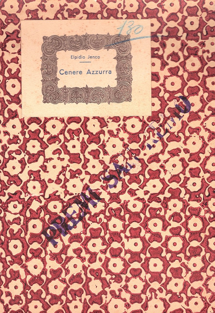 Cenere azzurra. Liriche