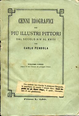 Cenni biografici dei più illustri pittori dal secolo XIV al …