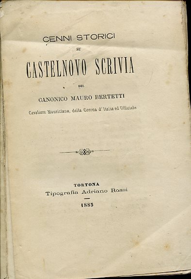 Cenni storici su Castelnovo Scrivia