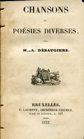 Chansons et Poésies diverses