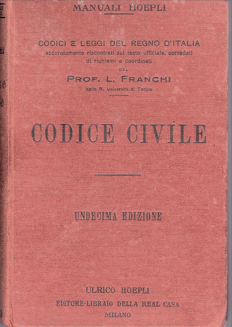 Codice civile. Undecima edizione | Immagine principale