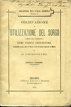 Coltivazione e utilizzazione del sorgo (ambra del Minnesota) come pianta …