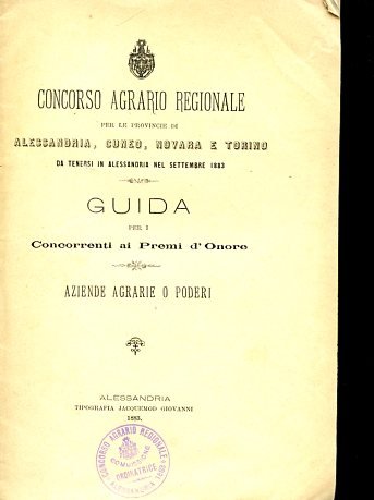 Comizio Agrario di Mondovì. Contratto di mezzadria e locazione parziale …