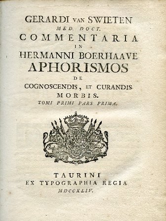 Commentaria in Hermanni Boerhaave Aphorismos de cognoscendis, et curandis morbis