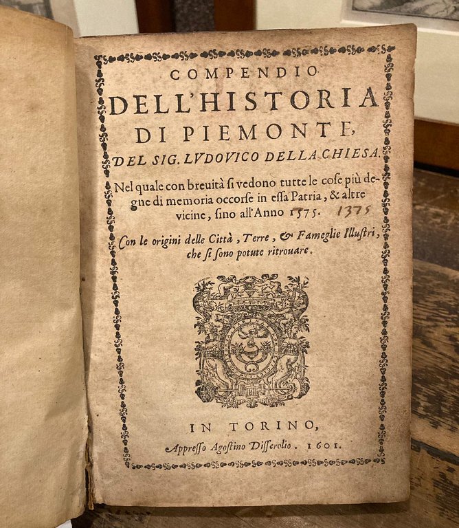 Compendio dell'Historia di Piemonte. Nel quale con brevità si vedono … | Immagine Gallery 1