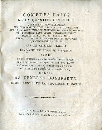 Comptes faits de la quantité des pièces qui revient mensuellement …