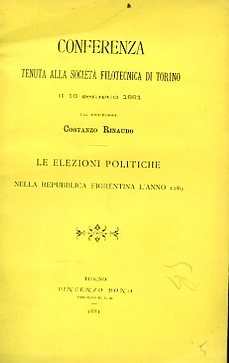Conferenza tenuta alla Società Filotecnica il 16 gennaio 1881. Le …