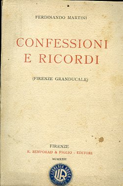 Confessioni e ricordi (Firenze Granducale)