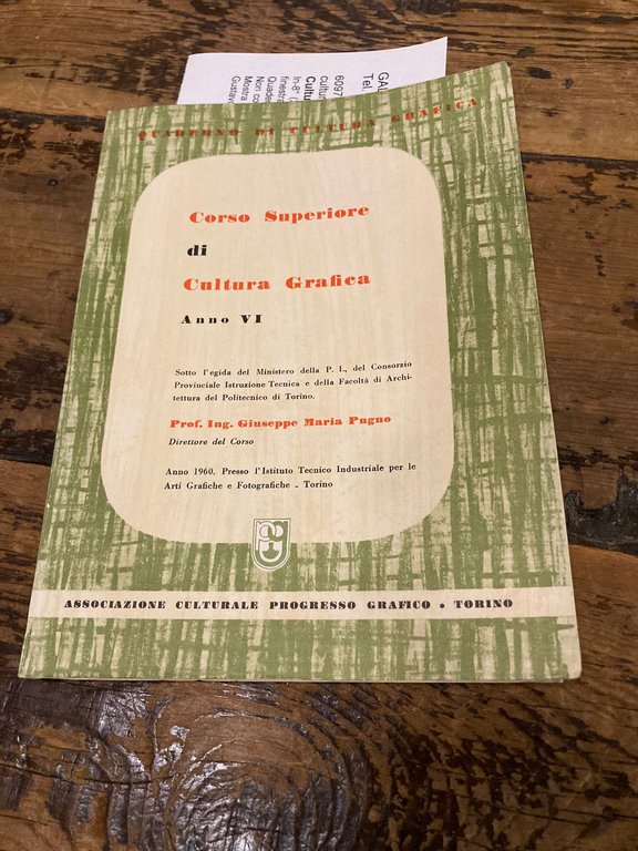 Corso superiore di Cultura Grafica, Anno VI | Immagine Gallery 1