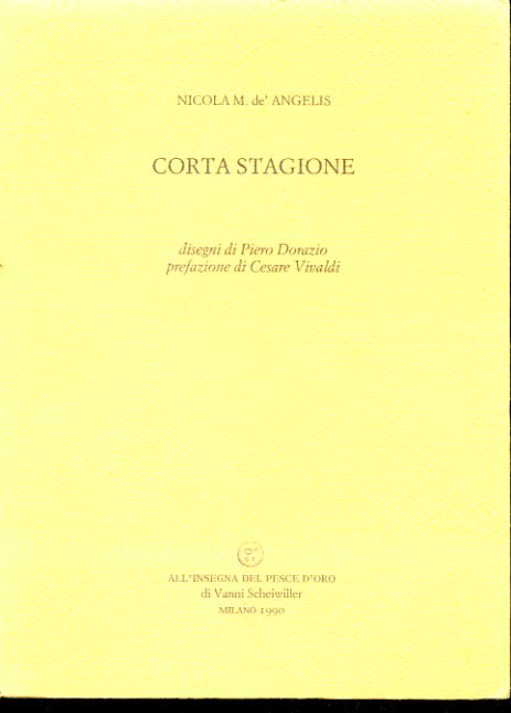 Corta stagione. Disegni di Piero Dorazio. Prefazione di Cesare Vivaldi | Immagine Gallery 1