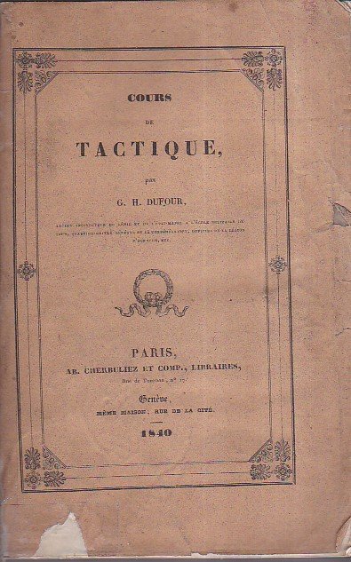Cours de Tactique