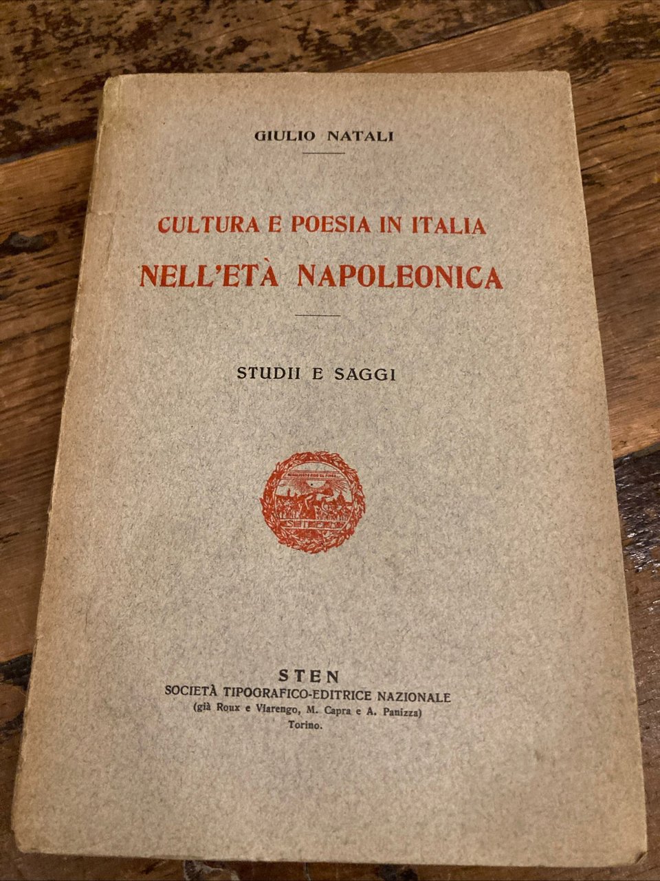 Cultura e poesia in Italia nell'età napoleonica. Studii e saggi