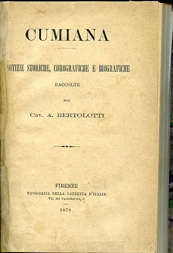 Cumiana. Notizie storiche, corografiche e biografiche raccolte