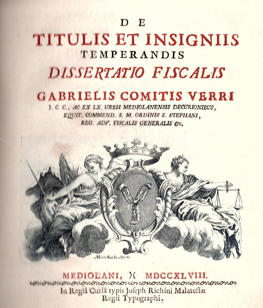 De titulis et insigniis temperandis dissertatio fiscalis