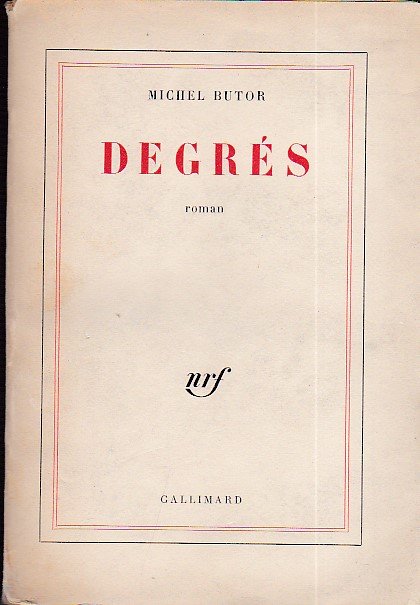 Degrés. Roman