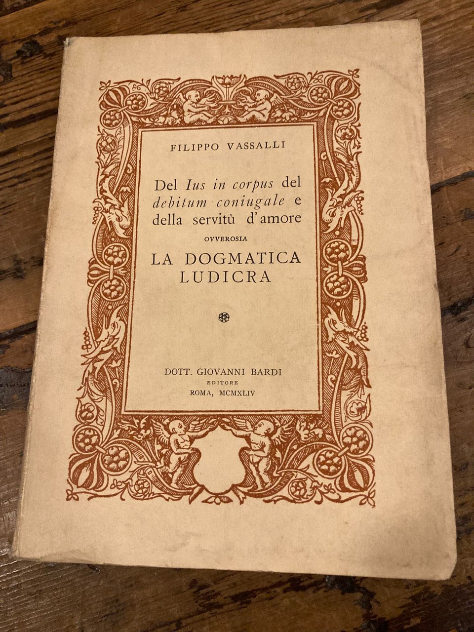 Del Ius in corpus del debitum coniugale e della servitù …