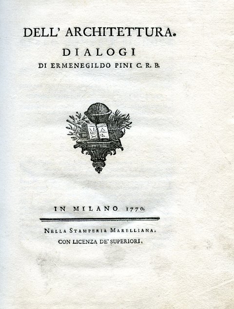 Dell'architettura. Dialogi [sic]