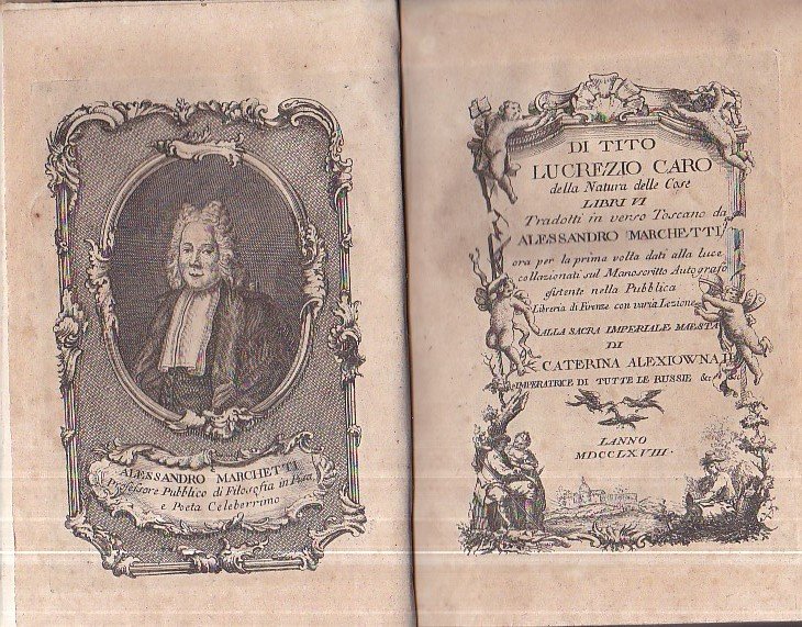 Della Natura delle Cose Libri VI tradotti in verso Toscano … | Immagine Gallery 2