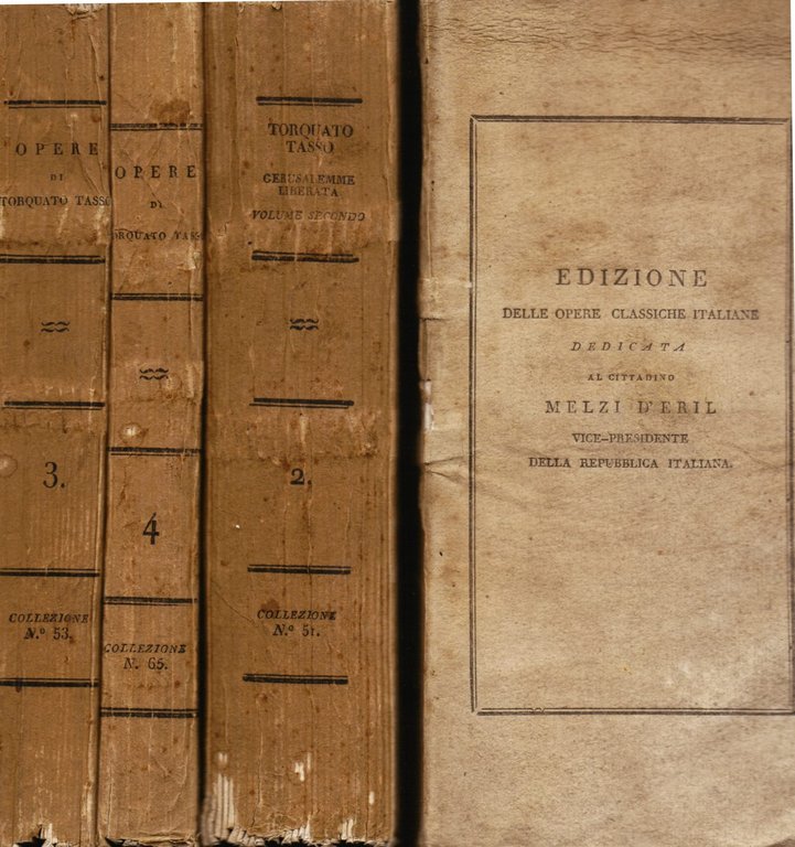 Delle opere di Torquato Tasso. Gerusalemme liberata con annotazioni. Discorsi … | Immagine Gallery 1