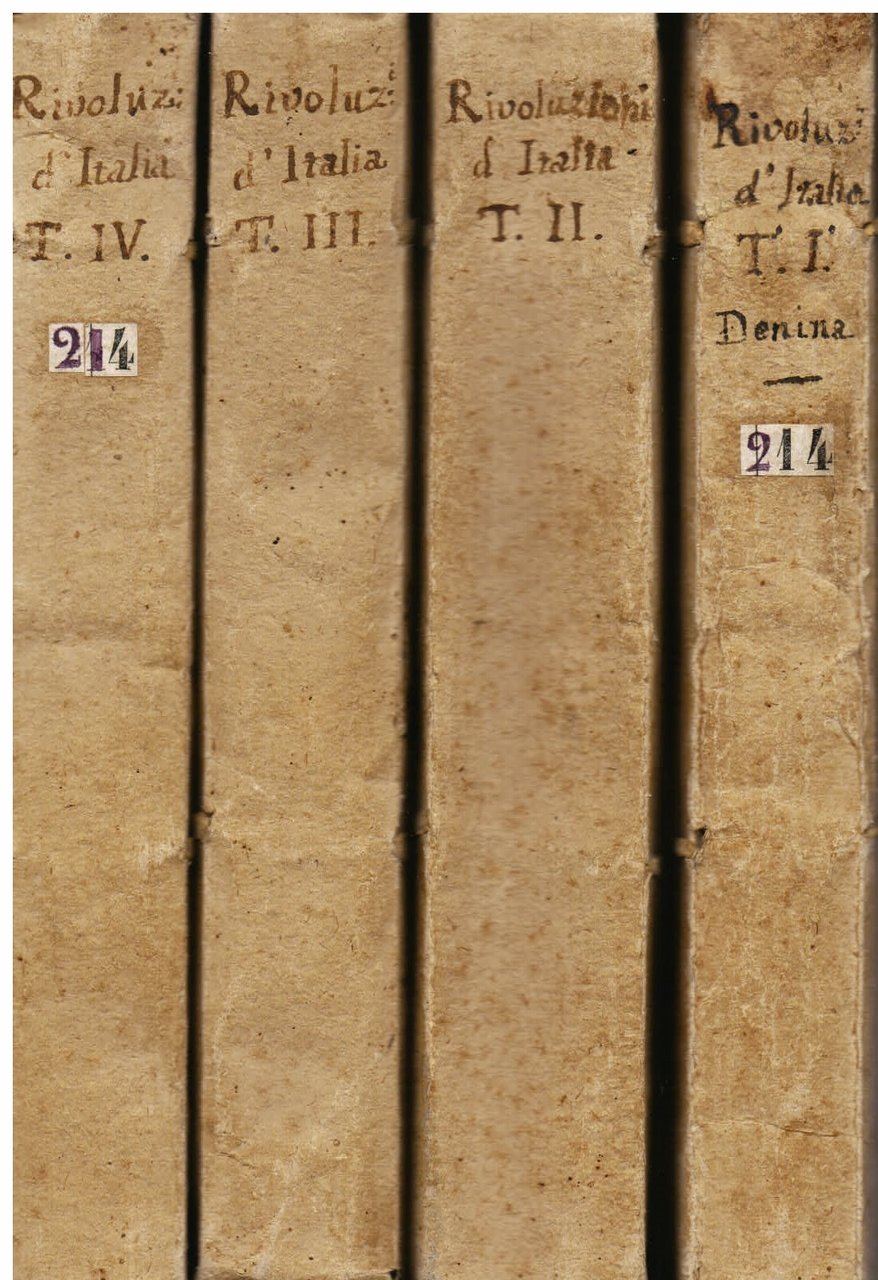 Delle Rivoluzioni d' Italia. Libri ventiquattro. Edizione seconda veneta