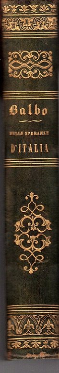 Delle Speranze d'Italia. Edizione seconda corretta ed accresciuta dall'Autore | Immagine Gallery 1
