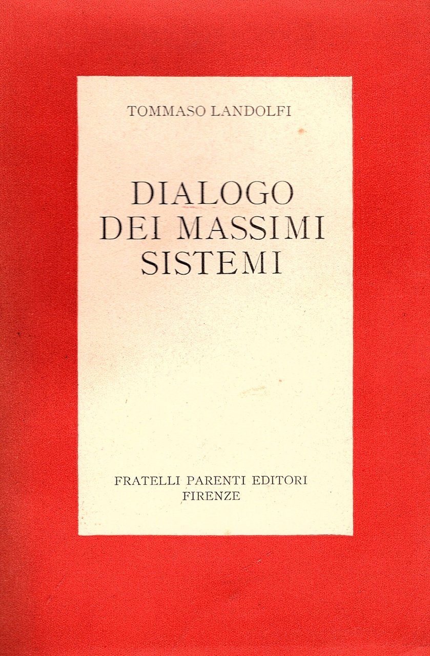 Dialogo dei massimi sistemi