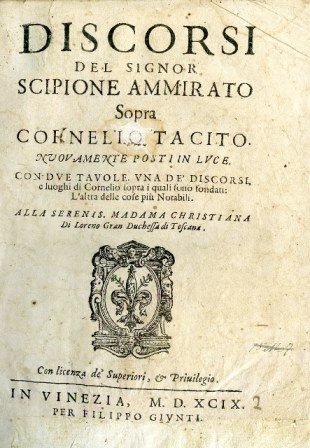 Discorsi sopra Cornelio Tacito nuovamente posti in luce. Con due …