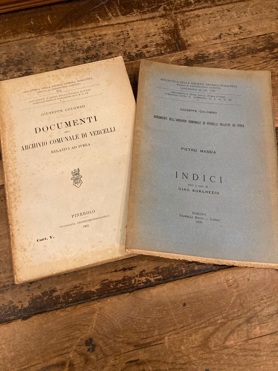 Documenti dell'Archivio Comunale di Vercelli relativi ad Ivrea. Biblioteca della … | Immagine principale