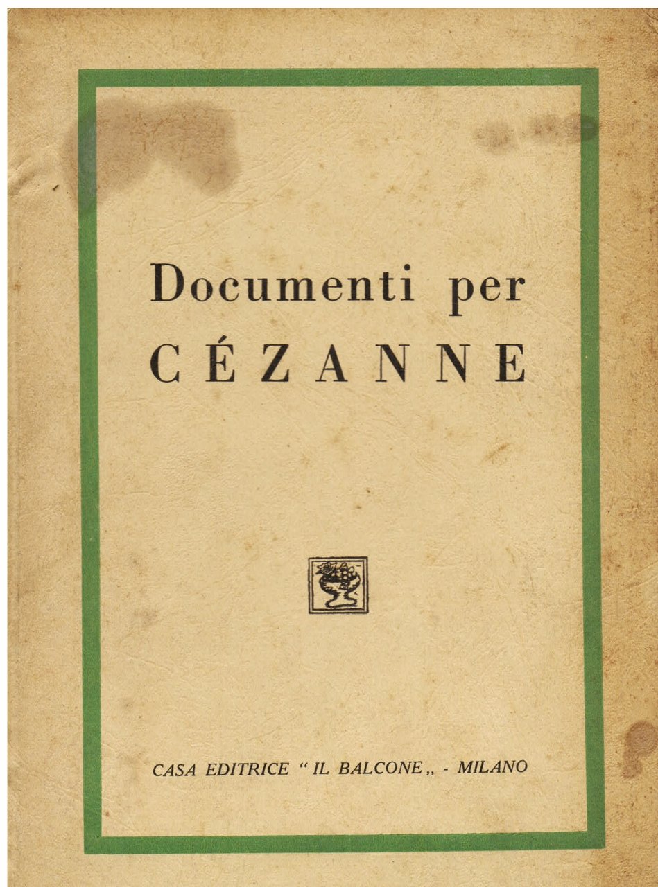 Documenti per Cézanne