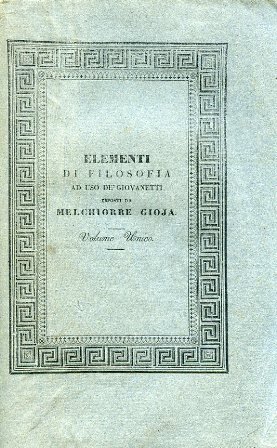 Elementi di filosofia ad uso de'giovanetti. Quarta edizione