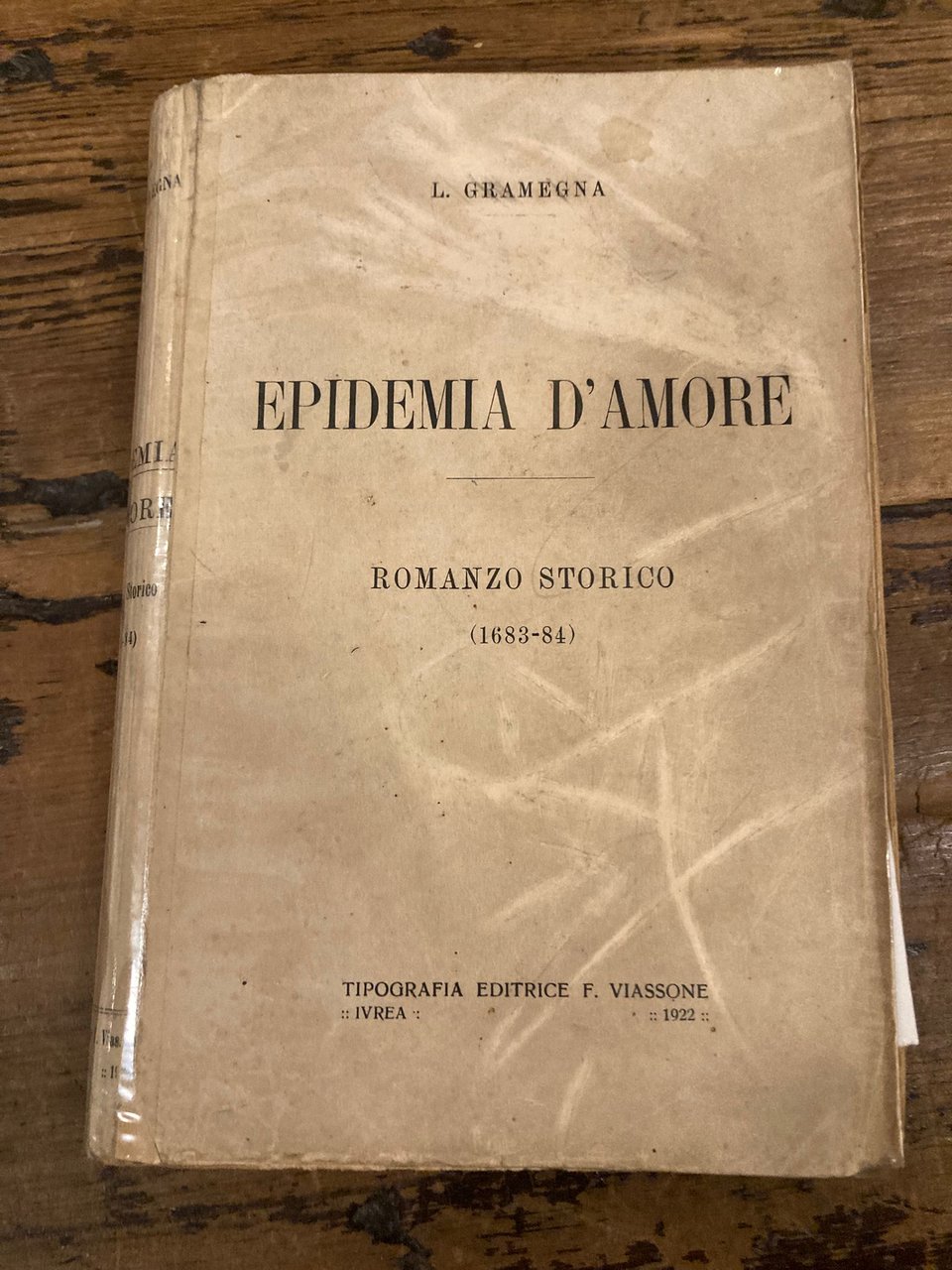 Epidemia d'amore. Romanzo storico (1683 - 84)