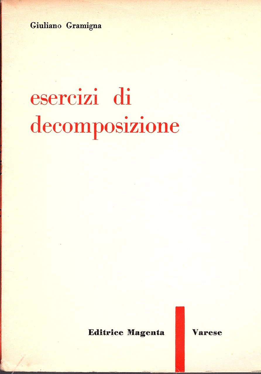 Esercizi di decomposizione
