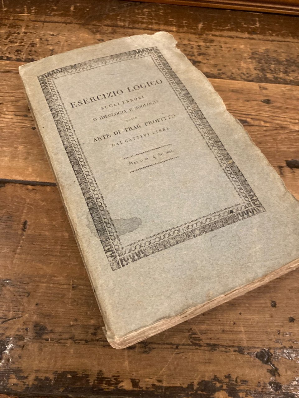 Esercizio sugli errori d'ideologia e zoologia ossia arte di trar … | Immagine principale