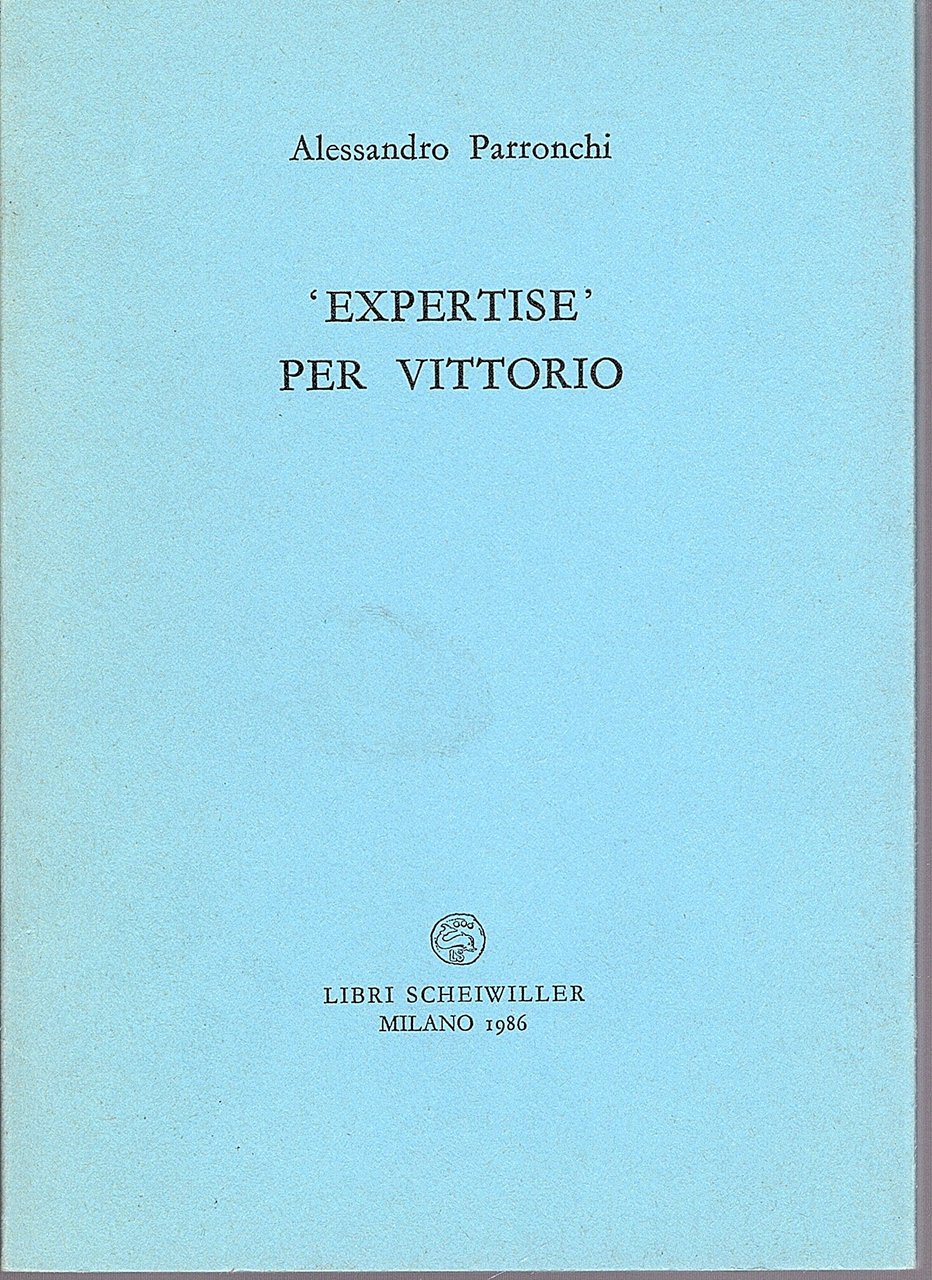 'Expertise' per Vittorio