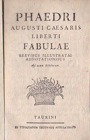 Fabulae brevibus illustratae adnotationibus ad usum Scholarum