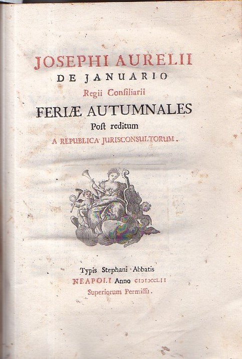 Feriae Autumnales post reditum a Republica Jurisconsultorum | Immagine principale