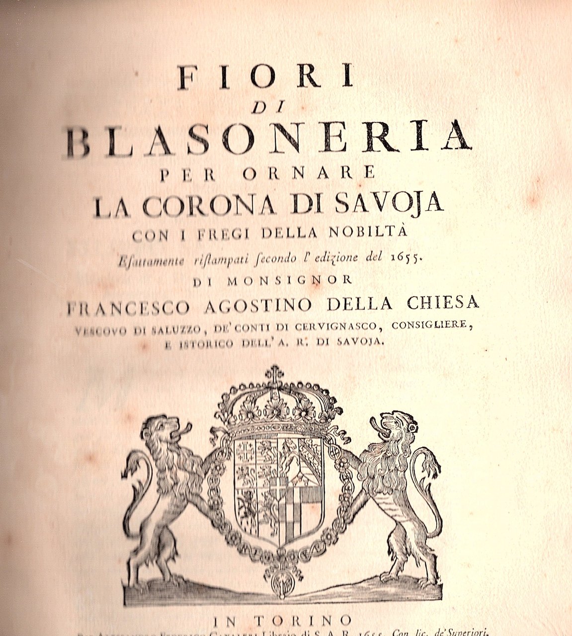 Fiori di Blasoneria per ornare la corona di Savoia con …