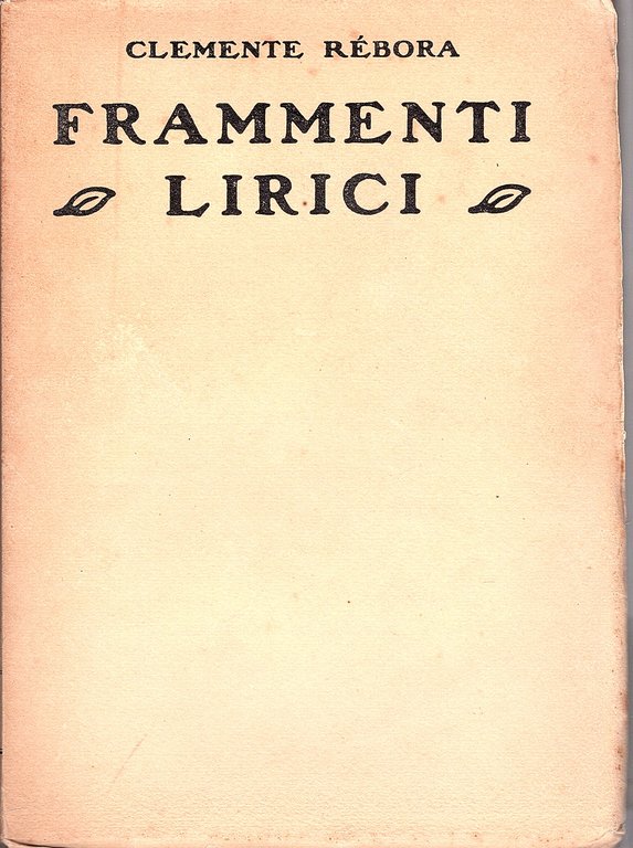 Frammenti Lirici