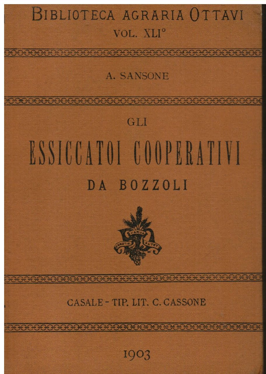 Gli essiccatoi cooperativi da bozzoli