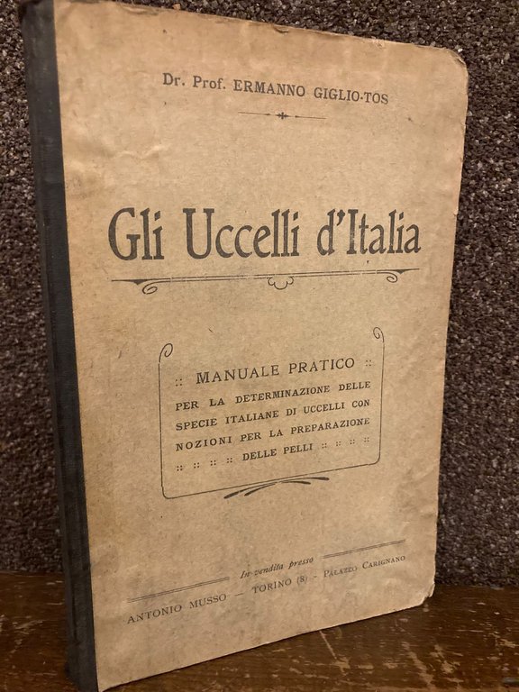 Gli Uccelli d'Italia. Manuale pratico