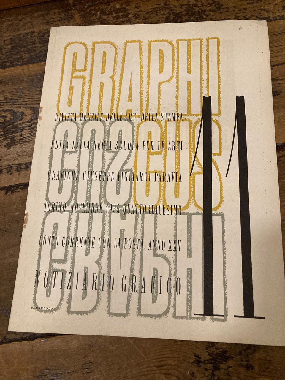 Graphicus. Rivista mensile delle arti della stampa edita dalla Regia … | Immagine principale