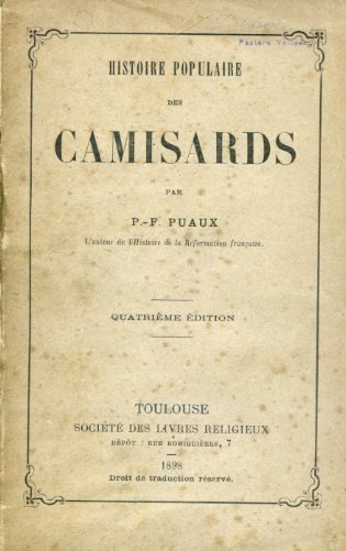 Histoire populaire des Camisards