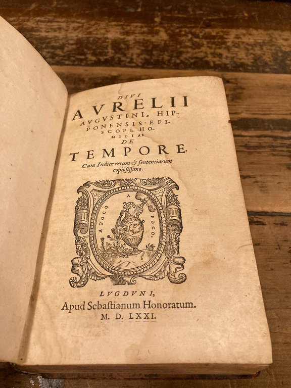Homiliae De tempore. Cum Indice rerum et Sententiarum copiosissimo